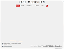 Tablet Screenshot of karlmeersman.com